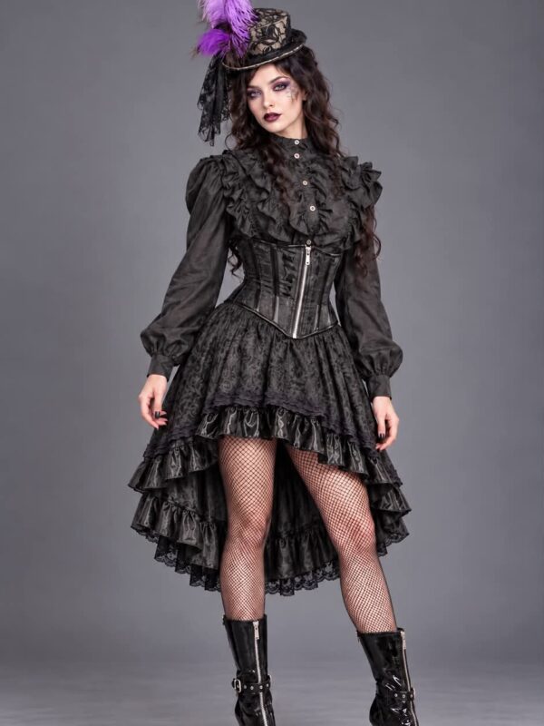 Steampunk-kabaree kostüüm